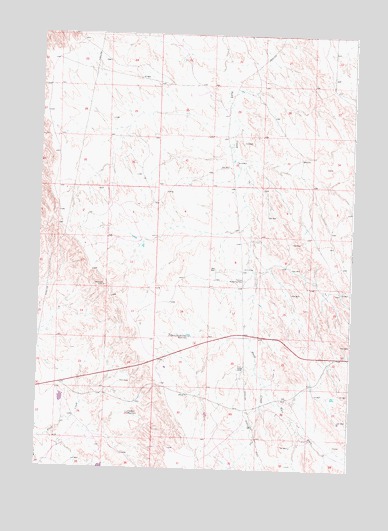 Worland SE, WY USGS Topographic Map
