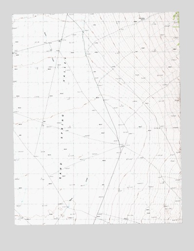 Worthington Peak SW, NV USGS Topographic Map