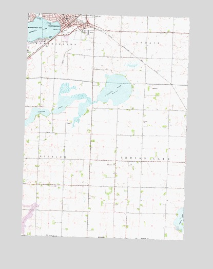 Worthington South, MN USGS Topographic Map