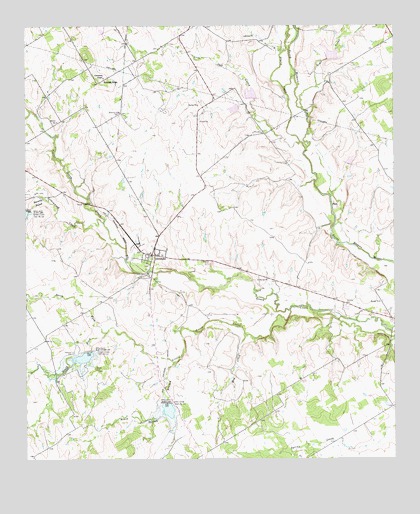 Alexander, TX USGS Topographic Map