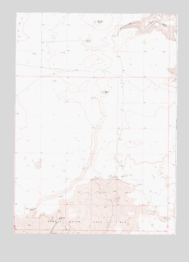 Wrangle Butte, OR USGS Topographic Map