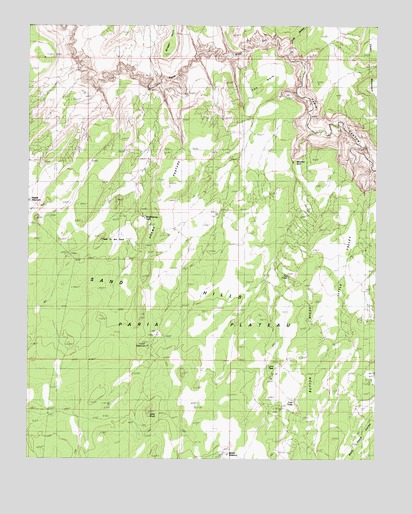 Wrather Arch, AZ USGS Topographic Map