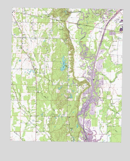 Wren, MS USGS Topographic Map
