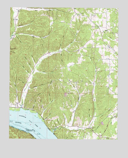 Wright, AL USGS Topographic Map