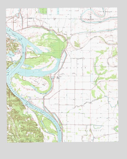 Wright, AR USGS Topographic Map