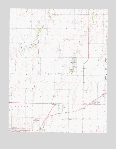Wright, KS USGS Topographic Map