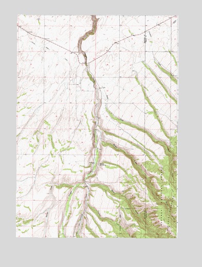 Wright Creek, ID USGS Topographic Map