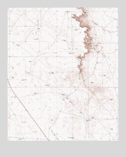 Wright Ranch, NM USGS Topographic Map