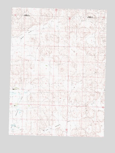 Wright Valley, NE USGS Topographic Map
