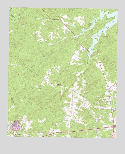 Wrightsboro, GA USGS Topographic Map