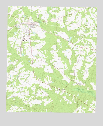 Wrightsville, GA USGS Topographic Map