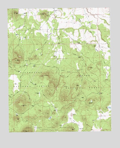 Boundary Butte, AZ USGS Topographic Map