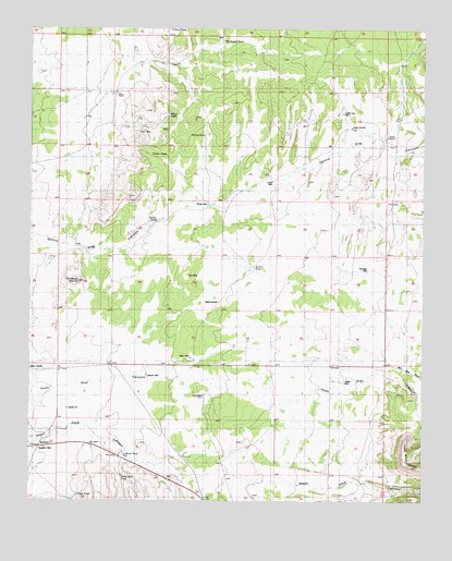 Wrye Peak, NM USGS Topographic Map