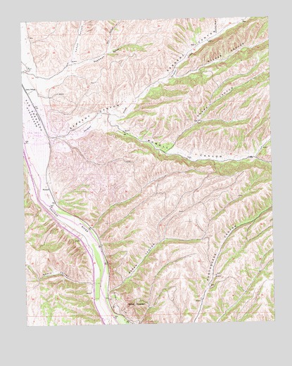 Wunpost, CA USGS Topographic Map