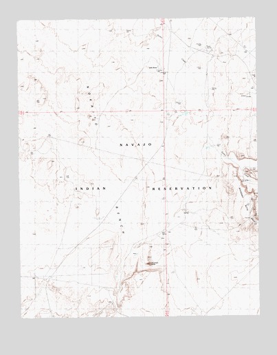 Boundary Butte, UT USGS Topographic Map