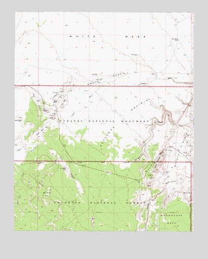 Wupatki SW, AZ USGS Topographic Map