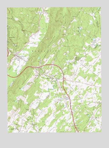 Wurtsboro, NY USGS Topographic Map