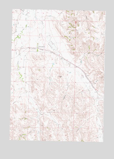 Wyarno, WY USGS Topographic Map