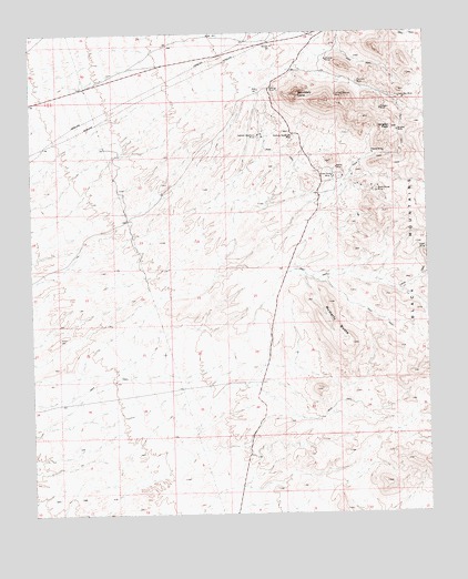 Boundary Cone, AZ USGS Topographic Map