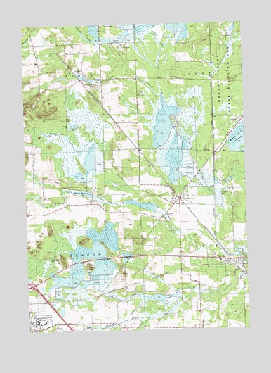 Wyeville, WI USGS Topographic Map
