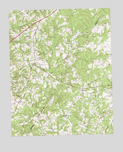 Wylliesburg, VA USGS Topographic Map