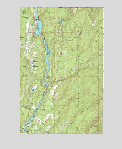 Boundary Dam, WA USGS Topographic Map