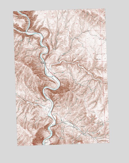 Wymer, WA USGS Topographic Map