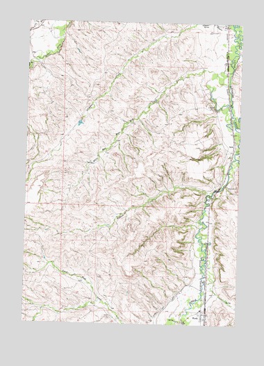 Wyola, MT USGS Topographic Map