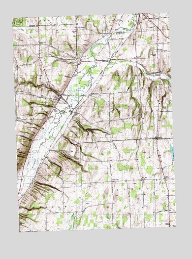 Wyoming, NY USGS Topographic Map