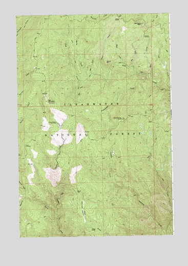 Boundary Peak, ID USGS Topographic Map