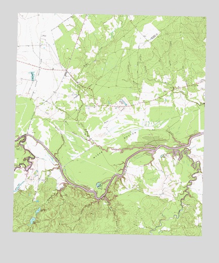Wyser Bottom, TX USGS Topographic Map