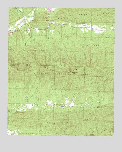 Y City, AR USGS Topographic Map