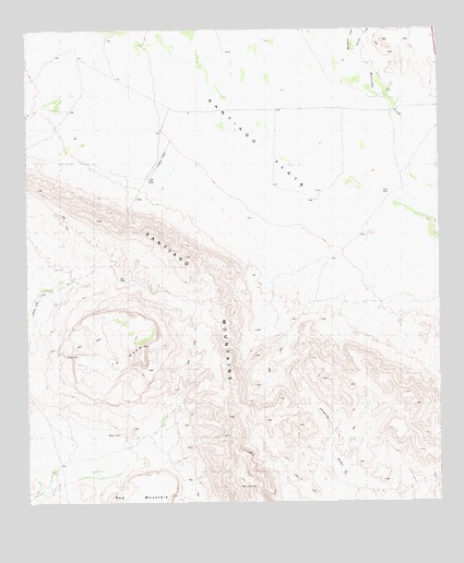 Y E Mesa, TX USGS Topographic Map