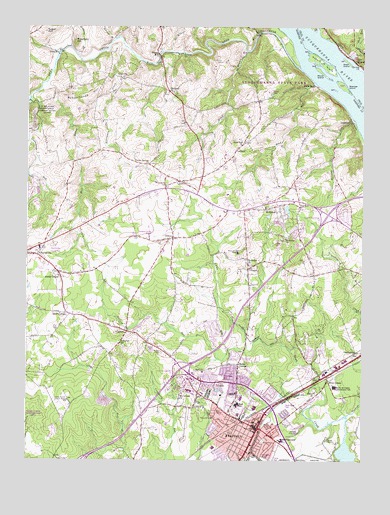 Aberdeen, MD USGS Topographic Map
