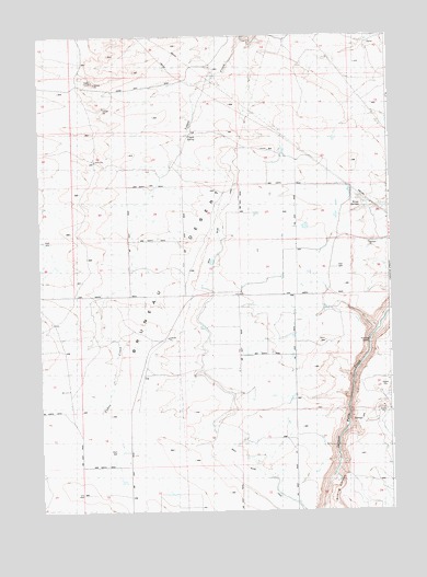 Yahoo Creek, ID USGS Topographic Map