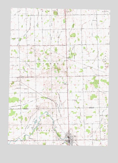 Yale, MI USGS Topographic Map
