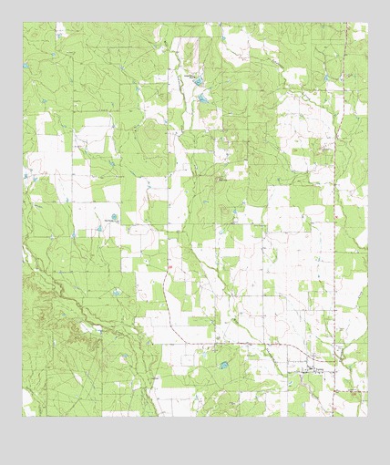 Yancey, TX USGS Topographic Map
