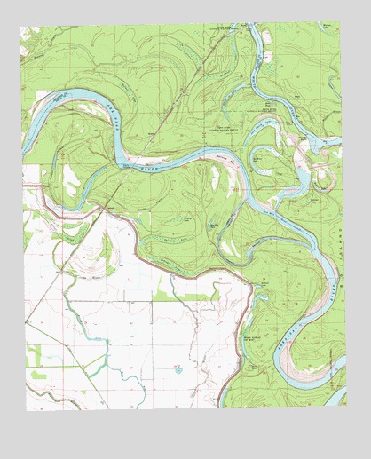 Yancopin, AR USGS Topographic Map