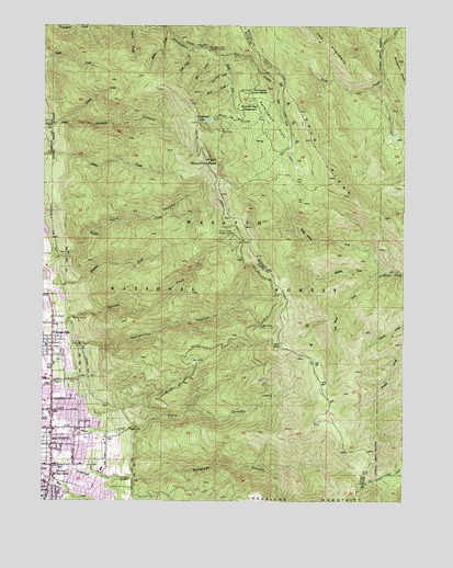 Bountiful Peak, UT USGS Topographic Map