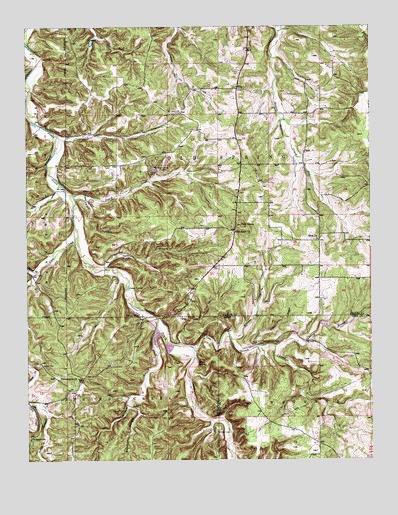Yancy Mills, MO USGS Topographic Map