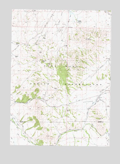 Yandell Springs, ID USGS Topographic Map
