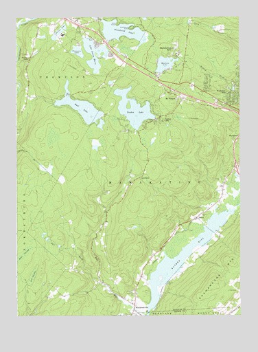 Yankee Lake, NY USGS Topographic Map