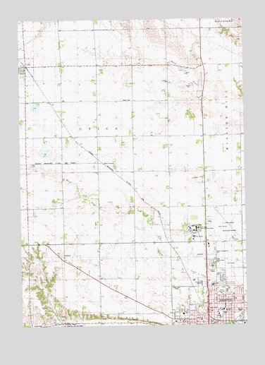 Yankton, SD USGS Topographic Map