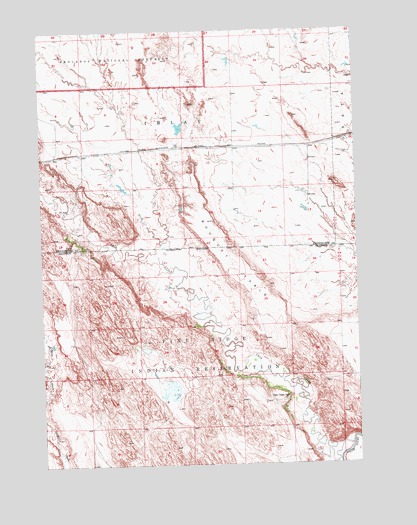 Bouquet Table, SD USGS Topographic Map