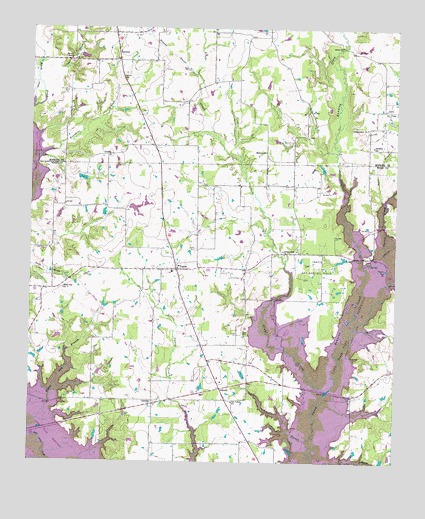 Yantis, TX USGS Topographic Map