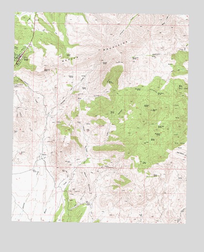 Yarnell, AZ USGS Topographic Map