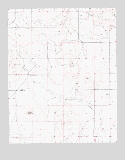Yates, NM USGS Topographic Map