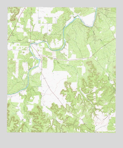 Yates, TX USGS Topographic Map
