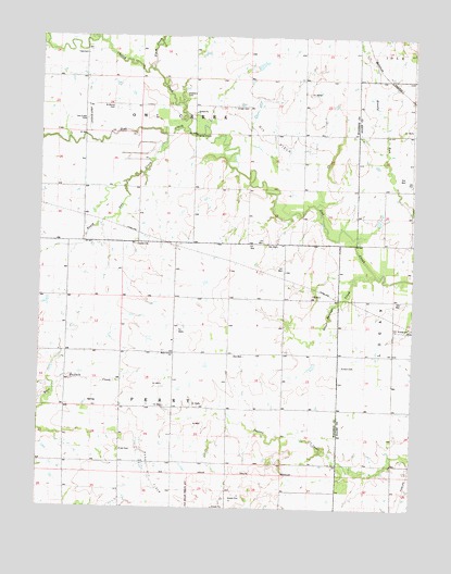 Yates Center SE, KS USGS Topographic Map