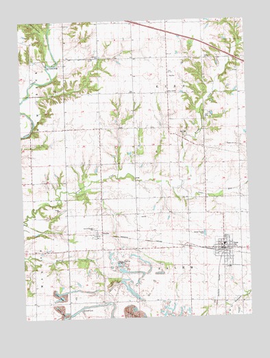 Yates City, IL USGS Topographic Map